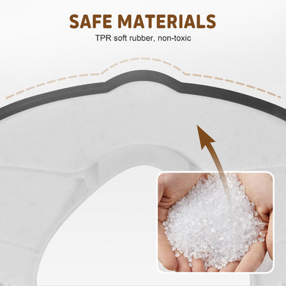 🚽 Prenosni, zložljivi otroški straniščni sedež - univerzalna velikost (primeren za 99 % stranišč)